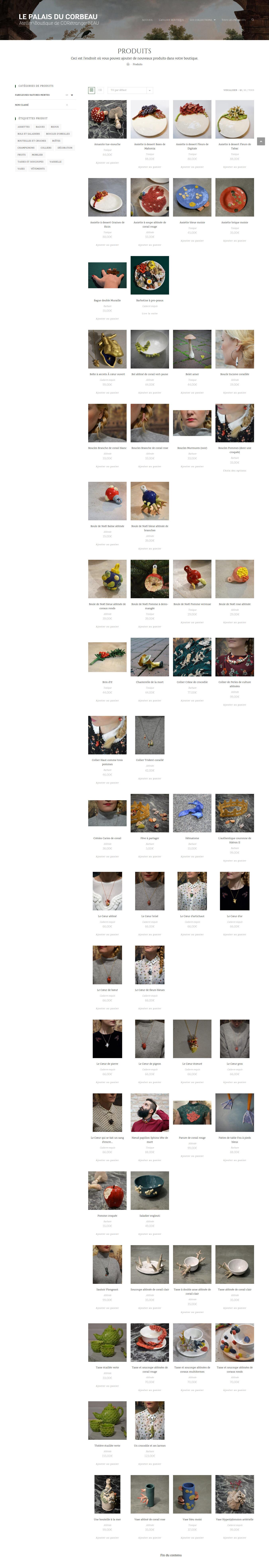Boutique en ligne réalisée par le Cabinet d'éthikmologie